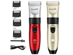 Professional Electric Hair Clippers Men's Barber Set Cordless Trimmer Shaver Haircut Hairdressing USB Charging With 4X Combs Professional Electric Hair Clippers Men's Barber Set Cordless Trimmer Shaver Haircut Hairdressing USB Charging With 4X Combs