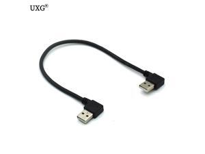 USB 2.0 Type A Male 90 Degree Right Angled to USB 2.0 A Type Right Angled Extension Cable USB 2.0 Type A Male 90 Degree Right Angled to USB 2.0 A Type Right Angled Extension Cable
