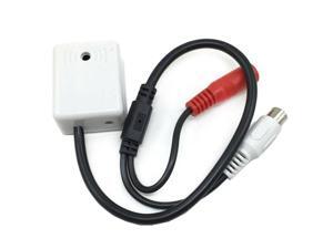 CCTV Microphone Security Microphone Audio Outdoor CCTV RCA Tiny Surveillance Microphone DVR High Sensitive Pickup Device Mic External Camera Sound CCTV Microphone Security Microphone Audio Outdoor CCTV RCA Tiny Surveillance Microphone DVR High Sensitive Pickup Device Mic External Camera Sound