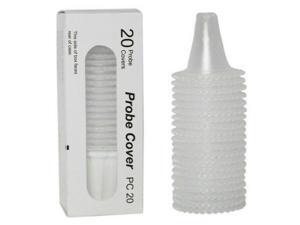 20PCS in 1box Ear Thermometer Probe Covers, Refill Caps Replacement Lens Filter Protector for All Braun ThermoScan Disposable Covers Other Types of Digital Thermometers 20PCS in 1box Ear Thermometer Probe Covers, Refill Caps Replacement Lens Filter Protector for All Braun ThermoScan Disposable Covers Other Types of Digital Thermometers