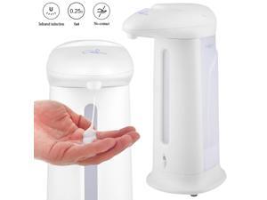 Automatic Soap Dispenser, Touchless Smart Foaming Soap Dispenser, Infrared Motion Sensor Hand Free Soap Dispenser Battery Operated, Long Standby for Bathroom Kitchen Office - White Automatic Soap Dispenser, Touchless Smart Foaming Soap Dispenser, Infrared Motion Sensor Hand Free Soap Dispenser Battery Operated, Long Standby for Bathroom Kitchen Office - White