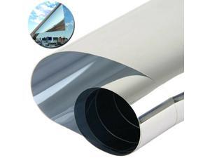 Window Film UV Blocking Heat Control Static Cling Reflective Glass Tint for Home Office, 50x100cm Silver Window Film UV Blocking Heat Control Static Cling Reflective Glass Tint for Home Office, 50x100cm Silver