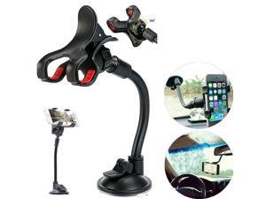 360°Free Rotation Car Mobile Phone Holder Adjustable Universal Mount Windscreen Dashboard Suction Long Arm Home Car Cell Phone Stand Holder Stand Fits for 3.2-6.0 inch Screen 360°Free Rotation Car Mobile Phone Holder Adjustable Universal Mount Windscreen Dashboard Suction Long Arm Home Car Cell Phone Stand Holder Stand Fits for 3.2-6.0 inch Screen