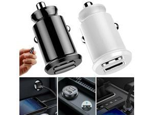 Dual USB Port Car Charger 12V Car Cigarette Lighter Socket Splitter 2 Way USB Charging Power Adapter Outlet (White) Dual USB Port Car Charger 12V Car Cigarette Lighter Socket Splitter 2 Way USB Charging Power Adapter Outlet (White)