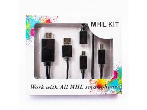 Micro USB MHL to HDMI 1080P HD TV Cable Adapter 5 Pin & 11 Pin for Android Phone TV PC Laptop Micro USB MHL to HDMI 1080P HD TV Cable Adapter 5 Pin & 11 Pin for Android Phone TV PC Laptop