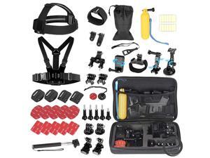 ROME CARE 52 in 1 Action Camera Accessories Kit for GoPro Hero 9 8 7 6 5 4 3+ 3 2 Accessory Bundle Set Compatible with AKASO, SJCAM, Campark, DJI OSMO, APEMAN Action Camera(Black) ROME CARE 52 in 1 Action Camera Accessories Kit for GoPro Hero 9 8 7 6 5 4 3+ 3 2 Accessory Bundle Set Compatible with AKASO, SJCAM, Campark, DJI OSMO, APEMAN Action Camera(Black)