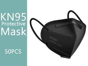 ROME CARE Civil Face Mask, Protective Masks 5-Layer Breathable Mask with Elastic Earloop and Nose Bridge Clip, Disposable Respirator Protection Against PM2.5 50 Pcs Black ROME CARE Civil Face Mask, Protective Masks 5-Layer Breathable Mask with Elastic Earloop and Nose Bridge Clip, Disposable Respirator Protection Against PM2.5 50 Pcs Black