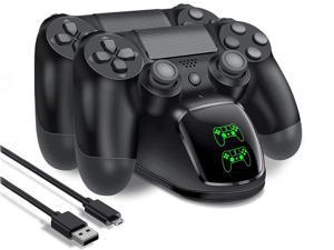 PS4 Controller Charger, PS4 Controller USB Charging Station Dock for DualShock 4, Playstation 4 Charging Station for Sony Playstation4 / PS4 / PS4 Slim / PS4 Pro Controller