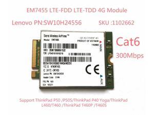 EM7455 FDDTDD LTE Cat6 4G MODULE 4G CARD for laptop ThinkPad P50 P50S P40 Yoga L460 T460 T460P T460S