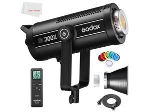 Godox SL300WII LED Video Light, 320W 5600K Daylight CRI 96+, TLCI 97, Bowens Mount Silent Video Light, for Film Shooting, Portrait, Wedding, Outdoor Shooting, YouTube Videos