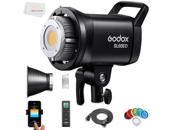  Godox SL-60W LED Video Light and Softbox,Light Stand,Honeycomb  Grid Compatible Film Studio Photography Studio (2PCS) : Electronics