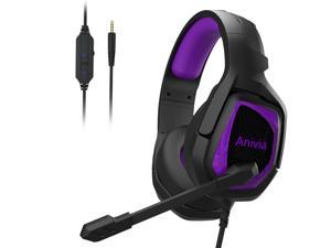 Gaming Headset Surround Sound Stereo Headphone with Noise Immunity Mic, Friction-Reduction Cable, High Comfort Earmuff-Camo, Wired Over Ear Headphones for PC, PS4, Xbox One Controller Mac Android