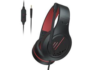 PS4 Gaming Headset, Headset for Xbox One,Anivia PC Headphone with Noise Canceling Mic, Compatible with PC, PS4, Xbox One Controller Mac Android, iOS Laptop, Smartphone, Tablet(MH601/RED) …