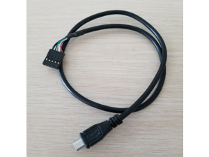 Micro USB to Motherboard 5Pin 2.54 Dupont Adapter Baffle Data Exrension Power Cable 50cm Micro USB to Motherboard 5Pin 2.54 Dupont Adapter Baffle Data Exrension Power Cable 50cm