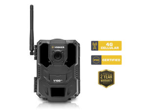 VOSKER V100 4G Cellular Outdoor Security Camera | Works Without Wi-Fi | Battery Operated | 100% Wireless VOSKER V100 4G Cellular Outdoor Security Camera | Works Without Wi-Fi | Battery Operated | 100% Wireless