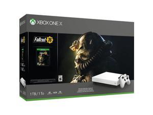 Xbox One X Fallout 76 Game Special Edition 1TB Console Bundle - Robot White