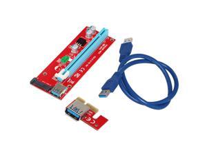 VER007S 0.6M PCI-E 1X to 16X Riser Card Extender PCI Express Adapter USB 3.0 Cable 15Pin Professional SATA Power Supply for Bitcoin Mining Miner Machine VER007S 0.6M PCI-E 1X to 16X Riser Card Extender PCI Express Adapter USB 3.0 Cable 15Pin Professional SATA Power Supply for Bitcoin Mining Miner Machine