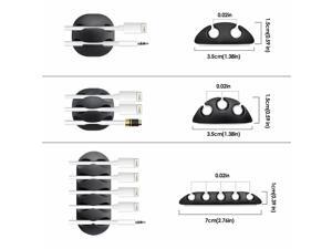 10psc Cable Grip Reel Organizer Cord Management Charger Desktop Clip Wire Holder 10psc Cable Grip Reel Organizer Cord Management Charger Desktop Clip Wire Holder
