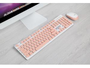 Xinmeng N520 Wireless Punk Manipulator Keyboard And Mouse Set Office Business Girl Keyboard And Mouse Xinmeng N520 Wireless Punk Manipulator Keyboard And Mouse Set Office Business Girl Keyboard And Mouse