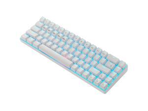 68-Key Wireless Bluetooth/USB Wired Gaming Mechanical Keyboard, Compact 65% Layout LED Backlit 68-Key Wireless Bluetooth/USB Wired Gaming Mechanical Keyboard, Compact 65% Layout LED Backlit