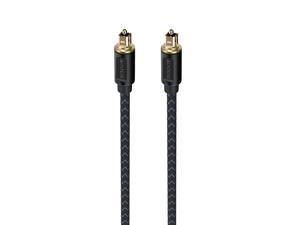 Austere V Series Optical Audio Cable 2.0m \\ Pure Gold Connectors, Precision-Polished Termination for Digital Audio Accuracy, aDesign Precision LinkFit Housing & WovenArmor Cable