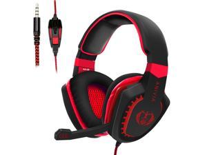 PC Gaming Headset, Noise Reduction lsolation Stereo headphone With Microphone Volume Control for Nintendo Switch / Xbox One / PS4 / PC / Laptop / Smartphone / Tablet