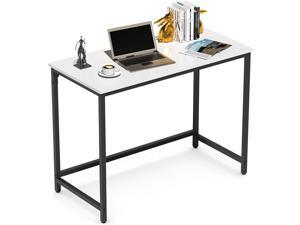 Small Computer Desk Study Writing Desk for Home Office 39 Inches Metal Leg Black Small Computer Desk Study Writing Desk for Home Office 39 Inches Metal Leg Black