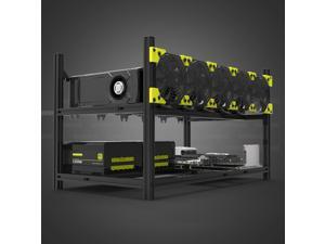 V3C 6GPU Mining Case Aluminum Stackable Mining Rig Open Air Frame Without a fan EthereumETHETCZCashZECMoneroXMRBitcoinBTCSiacoinSC V3C 6GPU Mining Case Aluminum Stackable Mining Rig Open Air Frame Without a fan EthereumETHETCZCashZECMoneroXMRBitcoinBTCSiacoinSC