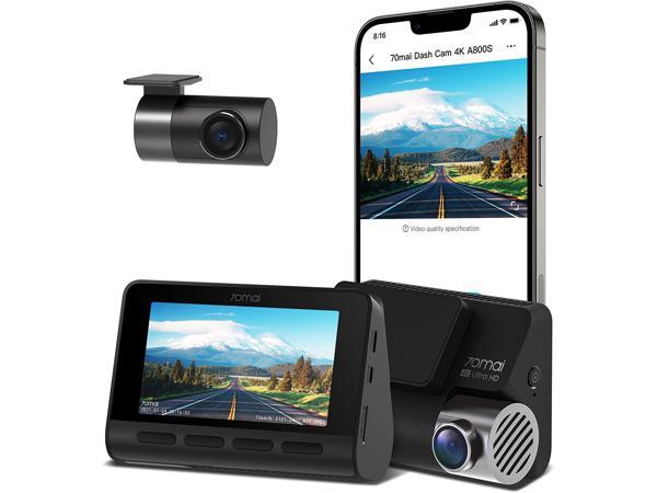 70mai Smart Dash Cam 1S, Dash Cam Recorder Camcorder, 1080p, Night Vision, Wide Angle, G-Sensor, Loop Recording, App Wifi, Voice Control (2020)