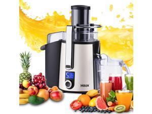 600W Professional Electric Juicer Machine Stainless Steel Juice Extractor BPA-Free Large Capacity Blender with 3 Speed Centrifugal for Fruits and Vegetables 