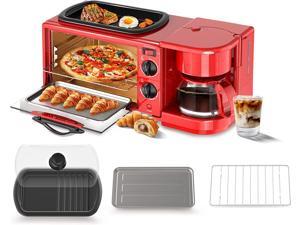 toaster oven coffee maker skillet combo