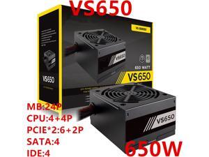 New PSU For Corsair Brand Active PFC 80plus EU Supporting Dorsal Line Silent Non-modular Power Supply 650W Power Supply VS650 New PSU For Corsair Brand Active PFC 80plus EU Supporting Dorsal Line Silent Non-modular Power Supply 650W Power Supply VS650