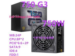 New PSU For EVGA Brand 80PLUS Gold Full Modular Silent Fan Power Supply Rated 750W Peak 850W Power Supply 750 G3 New PSU For EVGA Brand 80PLUS Gold Full Modular Silent Fan Power Supply Rated 750W Peak 850W Power Supply 750 G3