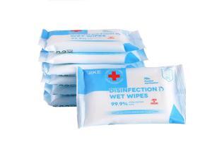 20 Packs 10 Pcs Alcohol Wipes, Disposable Wet Wipes 75% Alcohol Wipes Large Portable Hand Wipes for Cleaning Hands, Computer, Mobile Phone, Toys, Home, Office