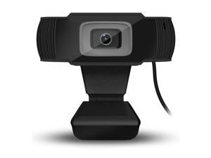 Rotatable 1080p HD Webcam USB 2.0 Camera Video Recording Web Camera with Microphone For PC Computer Online Courses, Game Live Broadcasting, Remote Conferences