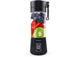 Portable Blender, Personal Size Blender Shakes and Smoothies Mini Juicer Cup USB Rechargeable Battery Strong Power Blender Mixer Home Office Sports Travel Outdoors