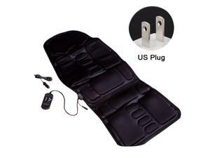 US Heated Back Chair Cushion Car Seat Home Pad Pain Lumbar Neck Shoulder Massager US Heated Back Chair Cushion Car Seat Home Pad Pain Lumbar Neck Shoulder Massager