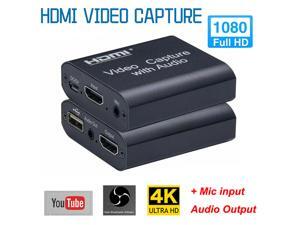 1PC HDMI Video Capture Card Device USB 2.0 4K 1080P Loop Out Audio Capture Card Live Streaming Recording for PC PS4 HD Game Capture 1PC HDMI Video Capture Card Device USB 2.0 4K 1080P Loop Out Audio Capture Card Live Streaming Recording for PC PS4 HD Game Capture