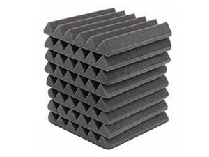 8 PACK 12"X12"X2" Acoustic Foam Panel Wedge Studio Soundproofing Wall Tiles 8 PACK 12"X12"X2" Acoustic Foam Panel Wedge Studio Soundproofing Wall Tiles