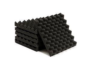 6 Pack Acoustic Foam Panel Wedge Studio Soundproofing Wall Tiles 12" X 12" X 1.7" 6 Pack Acoustic Foam Panel Wedge Studio Soundproofing Wall Tiles 12" X 12" X 1.7"