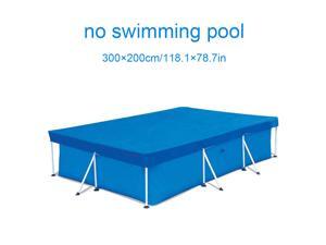 Waterproof Swimming Pool Cover Anti Dust Home Rectangular Rainproof 300*200CM Waterproof Swimming Pool Cover Anti Dust Home Rectangular Rainproof 300*200CM