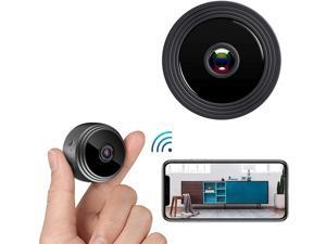 Mini WiFi Hidden Cameras,Spy Cameras with Audio and Video Live Feed WiFi,1080P Nanny Cams Wireless with Cell Phone App,with Motion Detection IR Night Vision