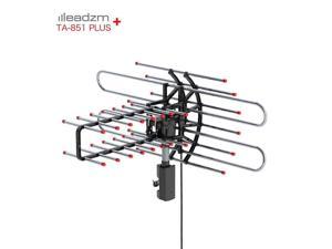Outdoor TV Antenna TA-851 Plus 360°Rotation UV Dual Frequency 45-860MHz 22-38dB 42.65ft cable