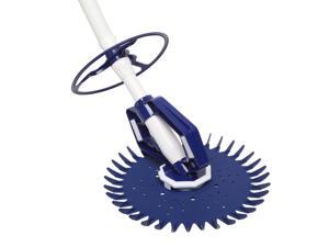 In Ground Automatic Swimming Pool Vacuum Cleaner Hover Climb Wall W/ Hoses