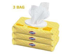 CLOROX Disinfecting 75 Wet Wipes Kills 99.9% of Viruses & Bactria - 3 BAG CLOROX Disinfecting 75 Wet Wipes Kills 99.9% of Viruses & Bactria - 3 BAG