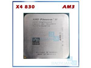 Lejiahong AMD Phenom II X4 830 2.8GHz/6MB /4 cores Quad-Core DeskTop CPU X4-830 HDX830WFK4DGM Socket AM3 Lejiahong AMD Phenom II X4 830 2.8GHz/6MB /4 cores Quad-Core DeskTop CPU X4-830 HDX830WFK4DGM Socket AM3