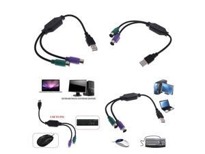 ZHIJIADA 31cm USB To PS/2 Cable Adapter Converter Mouse Keyboard Converter Adapter For PS2 Interface Connector ZHIJIADA 31cm USB To PS/2 Cable Adapter Converter Mouse Keyboard Converter Adapter For PS2 Interface Connector