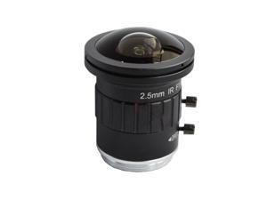 Quanmin 2.5mm 4K HD 8 Megapixe 2/3" F1.6 Fisheye Wide Angle View CS Mount Mono-Focal CCTV Lens Auto Iris for CCTV Camera Lens Quanmin 2.5mm 4K HD 8 Megapixe 2/3" F1.6 Fisheye Wide Angle View CS Mount Mono-Focal CCTV Lens Auto Iris for CCTV Camera Lens
