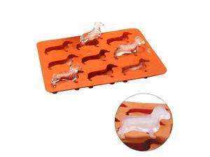 Silicone Dachshund Shaped Ice Cube Chocolate Cookie Mold DIY Home Ice Tray Silicone Dachshund Shaped Ice Cube Chocolate Cookie Mold DIY Home Ice Tray
