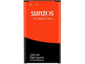 Galaxy S5 Mini Battery, SUNZOS 2200mAh Li-ion Replacement Battery for Samsung Galaxy S5 Mini (Compatible with All Galaxy S5 Mini Models) - EB-BG800BBE/EB-BG800BBU[3 Years Warranty]